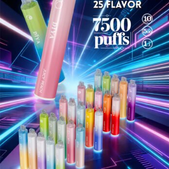 DIYA 叮啞 7500口拋棄式 10ml 500mAh快充 多口味冰爽系列 不漏油順滑 台灣現貨速發