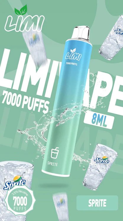 【LIMI】7000口拋棄式電子煙 吸氣即亮LED燈條 8ml 650mAh可充電 3.5%尼古丁鹽 冰感水果系列 現貨秒發:圖片 11