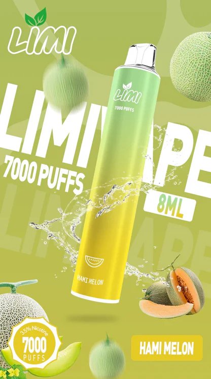 【LIMI】7000口拋棄式電子煙 吸氣即亮LED燈條 8ml 650mAh可充電 3.5%尼古丁鹽 冰感水果系列 現貨秒發:圖片 7