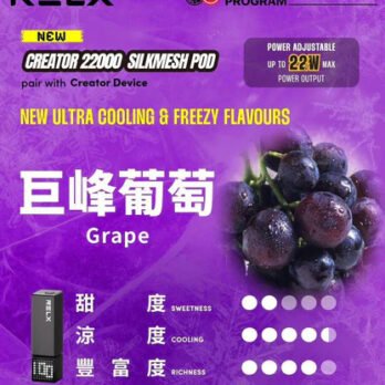 【加購100送主機】RELX 悅刻 積木Creator 22000口換彈式大容量 12-22W可調 全彩螢幕 樂高DIY潮流款 台灣現貨速發