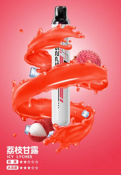 【SP2S】5000口拋棄式電子煙 真免充電 5ml 3%尼古丁鹽 Mesh霧化 冰感水果系列 現貨秒發:圖片 8