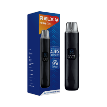 RELX 注油式主機 1000mAh超強續航 35W 大功率噴發 防漏濾芯不滲油 LED螢幕油電一目瞭然 享受極致濃郁霧化感 台灣現貨秒發
