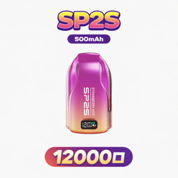SP2S 歐洲版12000口拋棄式電子煙 – 10ml大油倉 500mAh可充電 電量LED顯示 清新口味系列  台灣現貨秒發