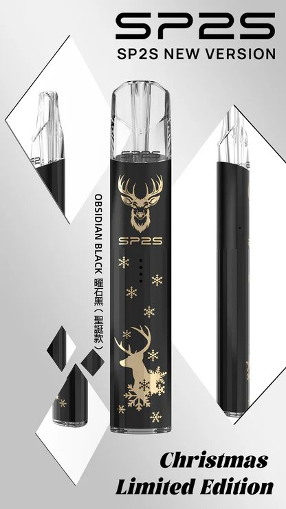 SP2S 聖誕限定 頂級鈦金屬浮雕主機 鹿頭雪花精湛工藝 幻影七彩 LED 燈效 一代通用主機 Type-C快充 台灣現貨秒發:圖片 7